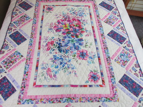 Floral Fascination Throw  51" x 71"