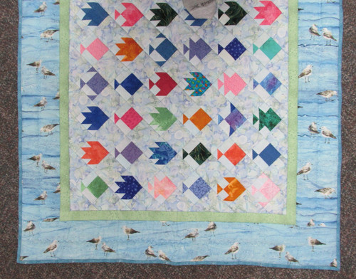 Mini Fish Quilt -  39" x 39"