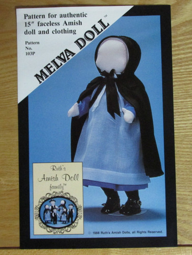 Ruth's Amish Doll Family - Melva Doll Pattern
