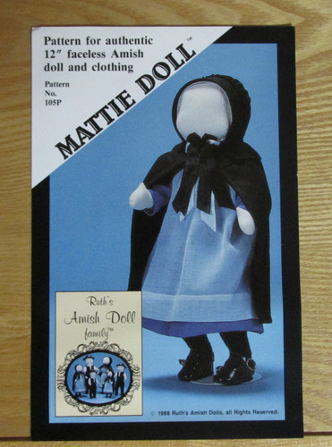 Ruth's Amish Doll Family - Mattie Doll Pattern