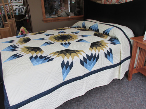 Broken Star Quilt - 105" x 113"