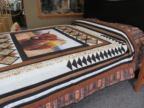 Scottish Highlander Quilt  -  98" x 112"