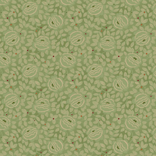 Harvest Thyme - Sage Green - Cabbage Rose