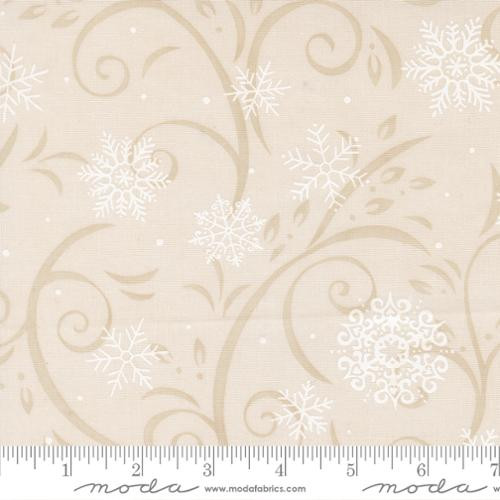 When Snow Falls - Snowy White - Swirling Snowflakes