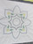  Embroidered Blocks with Cross Stitched Flowers Quilt - 102" by 105"