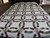  Double Wedding Ring Christmas Quilt - 103"  X  113"