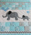 Mommy & Me Elephant Crib Quilt - 44" by 57"