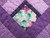 Purple Logs Quilt - 100"x 110"