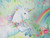 Unicorn Panel Crib Quilt- 36" x 43"