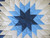 Log Cabin Lone Star Quilt - 106" x 112"