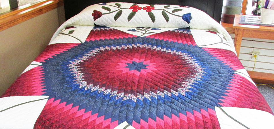 Quilt on a bed