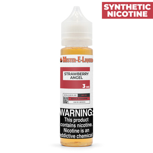 Mister-E-Liquid "Strawberry Angel" Synthetic Nicotine Vape Juice