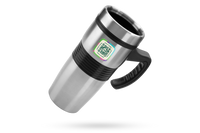 A Lost and Found Label placed on a thermos.