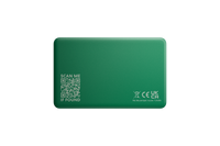 A back-facing image of a Life360 Tile Slim - Green Surf