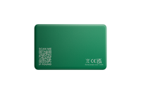 A back-facing image of a Life360 Tile Slim - Green Surf