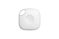 A front-facing image of a Life360 Tile - White