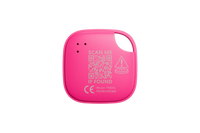 A back-facing image of a Life360 Tile  - Pink Punch