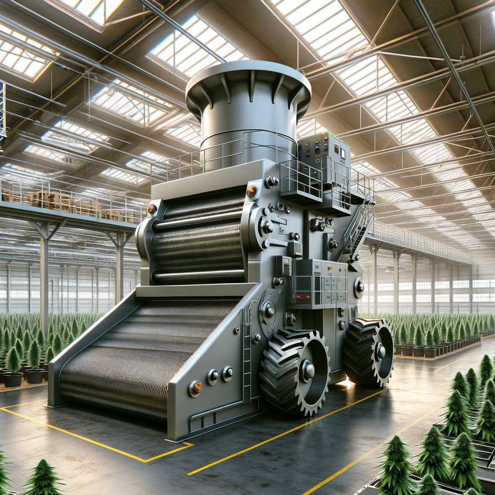 Smokin' Efficiency: Introducing the Industrial Weed Grinding Machine for Seamless Cannabis Shredding!