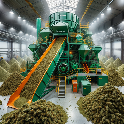 Revolutionizing Greens: The Industrial Weed Grinding Machine for Ideal Cannabis Shredding