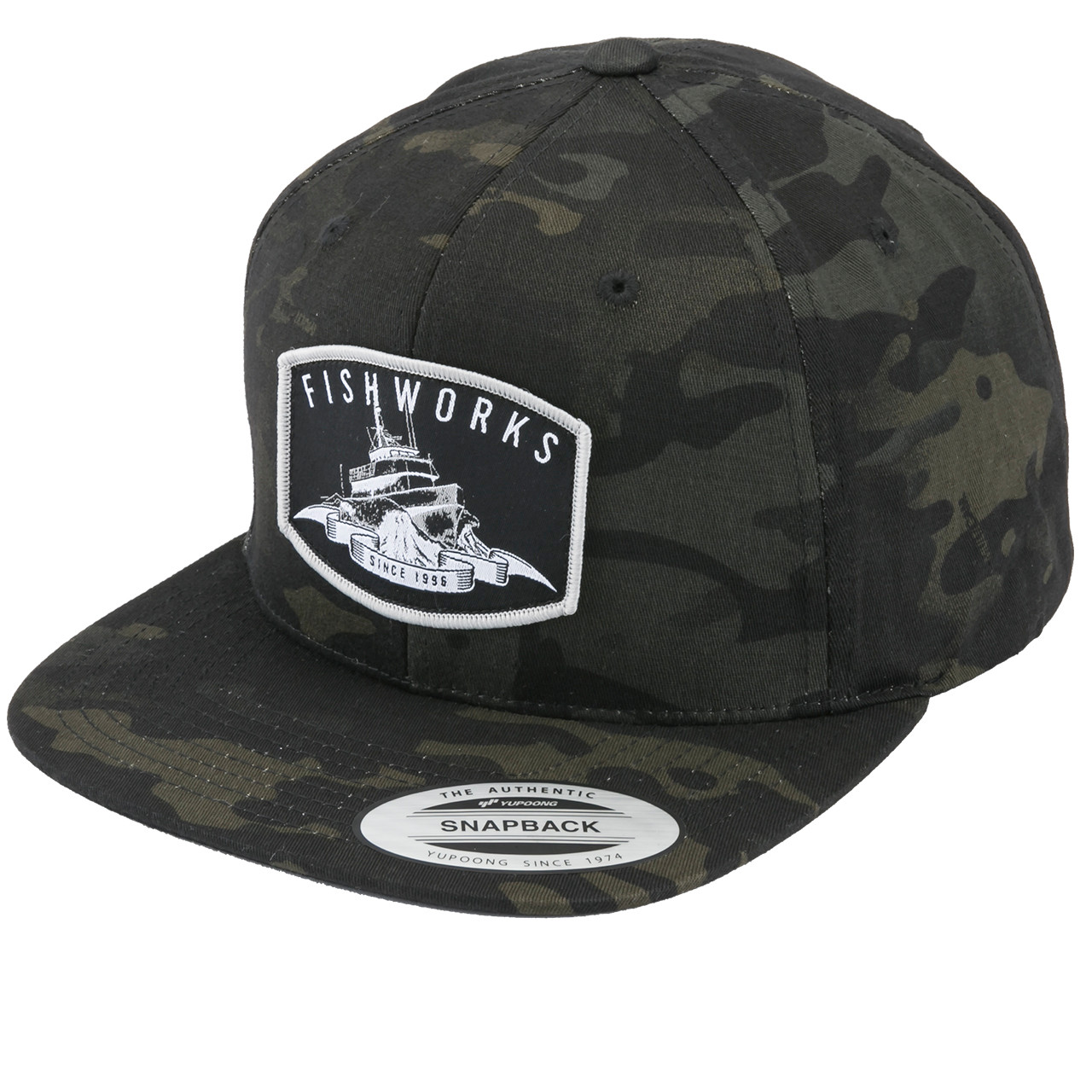 Dittmar Snapback - Black Multi Camo - Fishworks