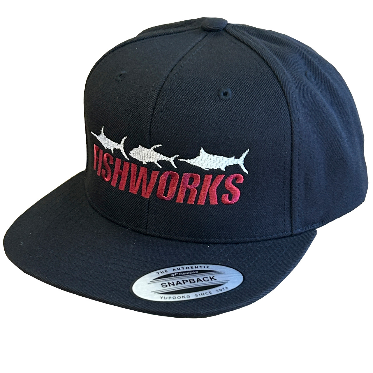 3 Fish Snapback - Black - Fishworks