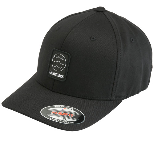 Rainbow Trout Fish Black Flexfit - Skillfish Cap