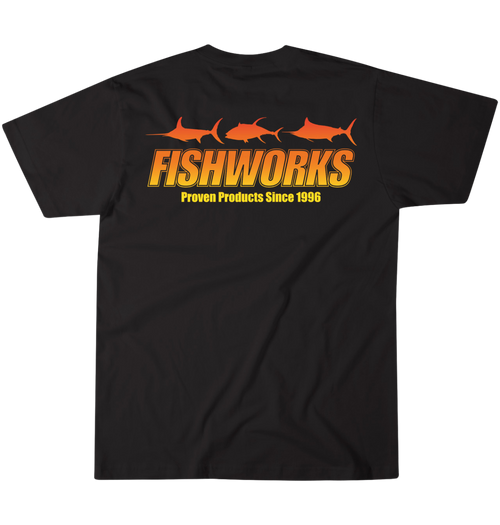 3 Fish Fade Tee - Black 