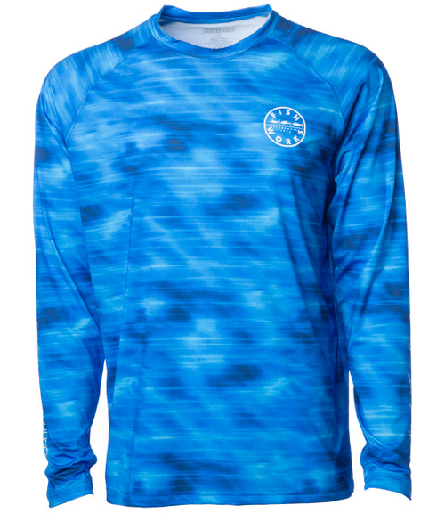 Rays Long Sleeve Sunshirt -  Blue Camo