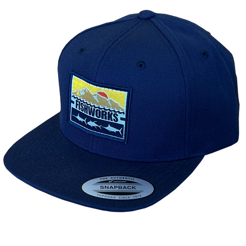 Lands End Snapback - Navy 