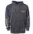 Script Hooded Fleece  - Mineral Wash Black 