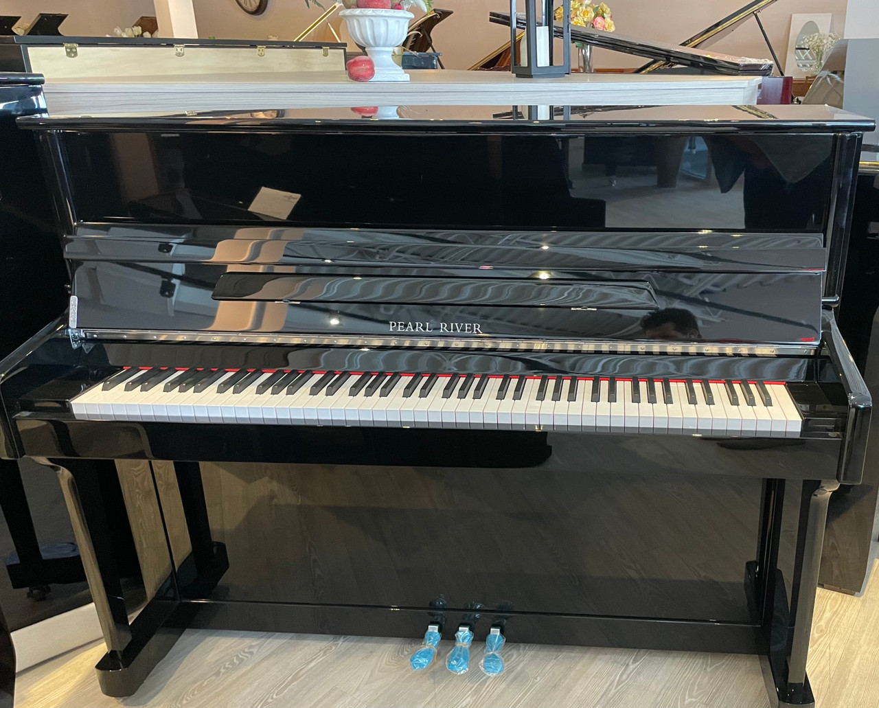 New Pearl River EU118S Professional Studio Upright Piano - The