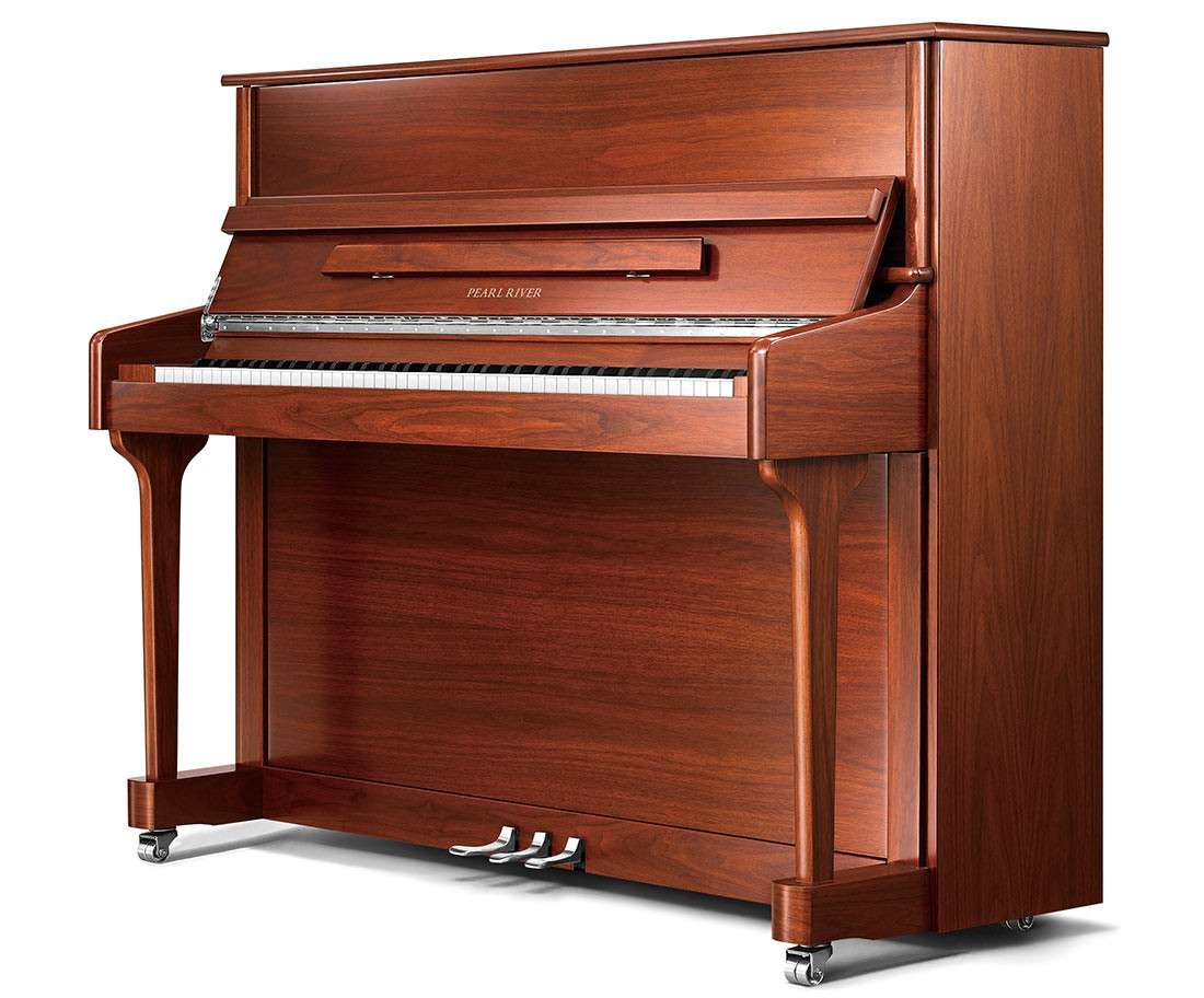 New Pearl River EU118S Professional Studio Upright Piano - The