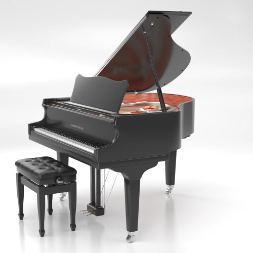 Seiler GS-150  Nickel Professional Baby Grand  Piano