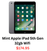 Black Friday Sale : Mint iPad 5th Generation 32gb Wifi