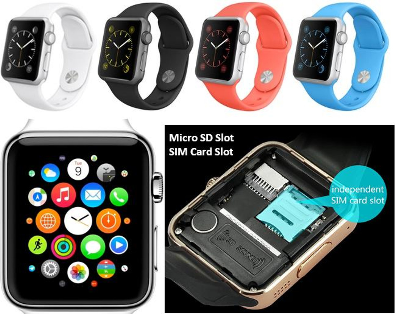 Apple watch series on sale 1 sim card slot