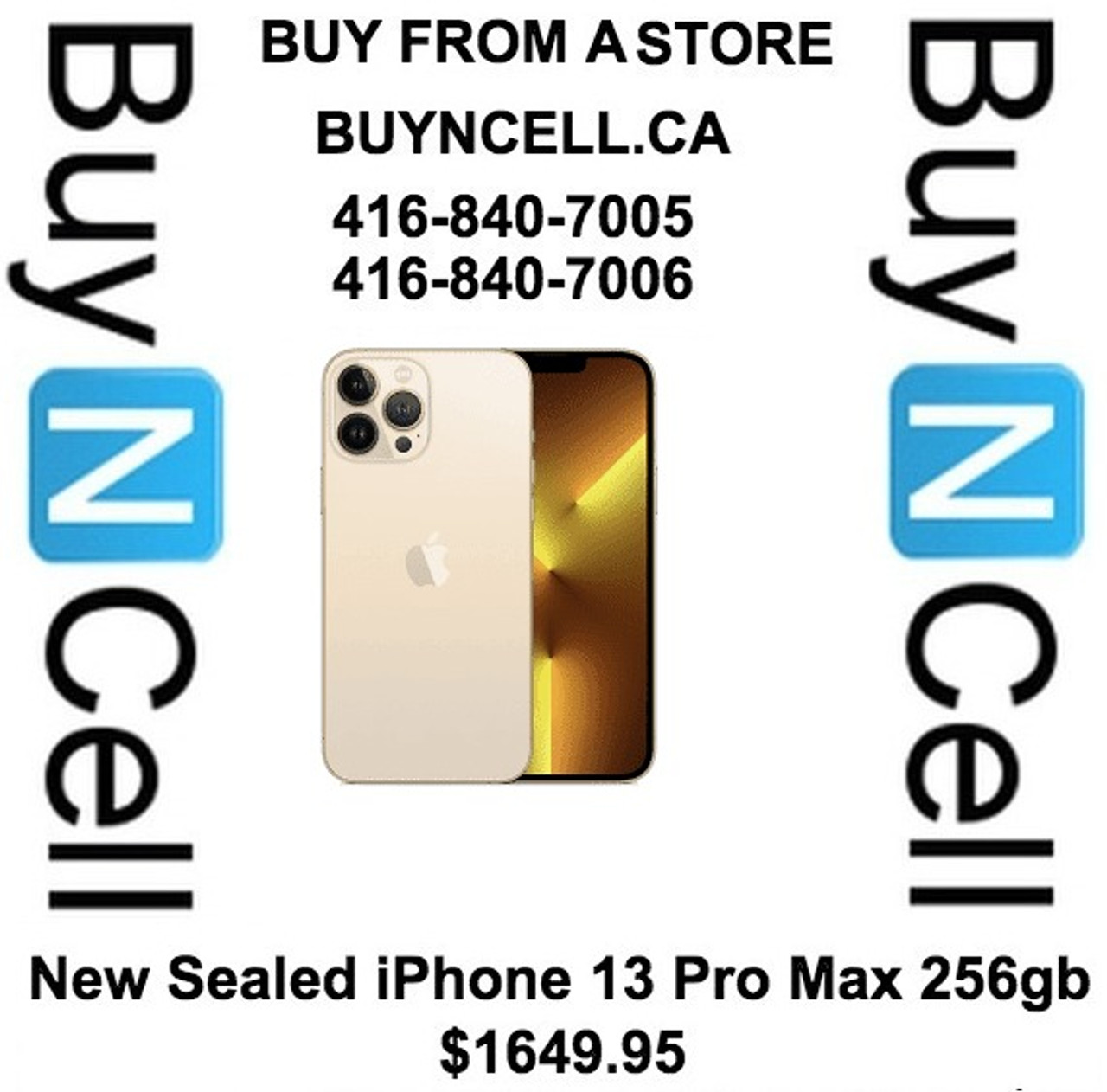 New iPhone 13 Pro Max 256gb Black - BuynCell Store