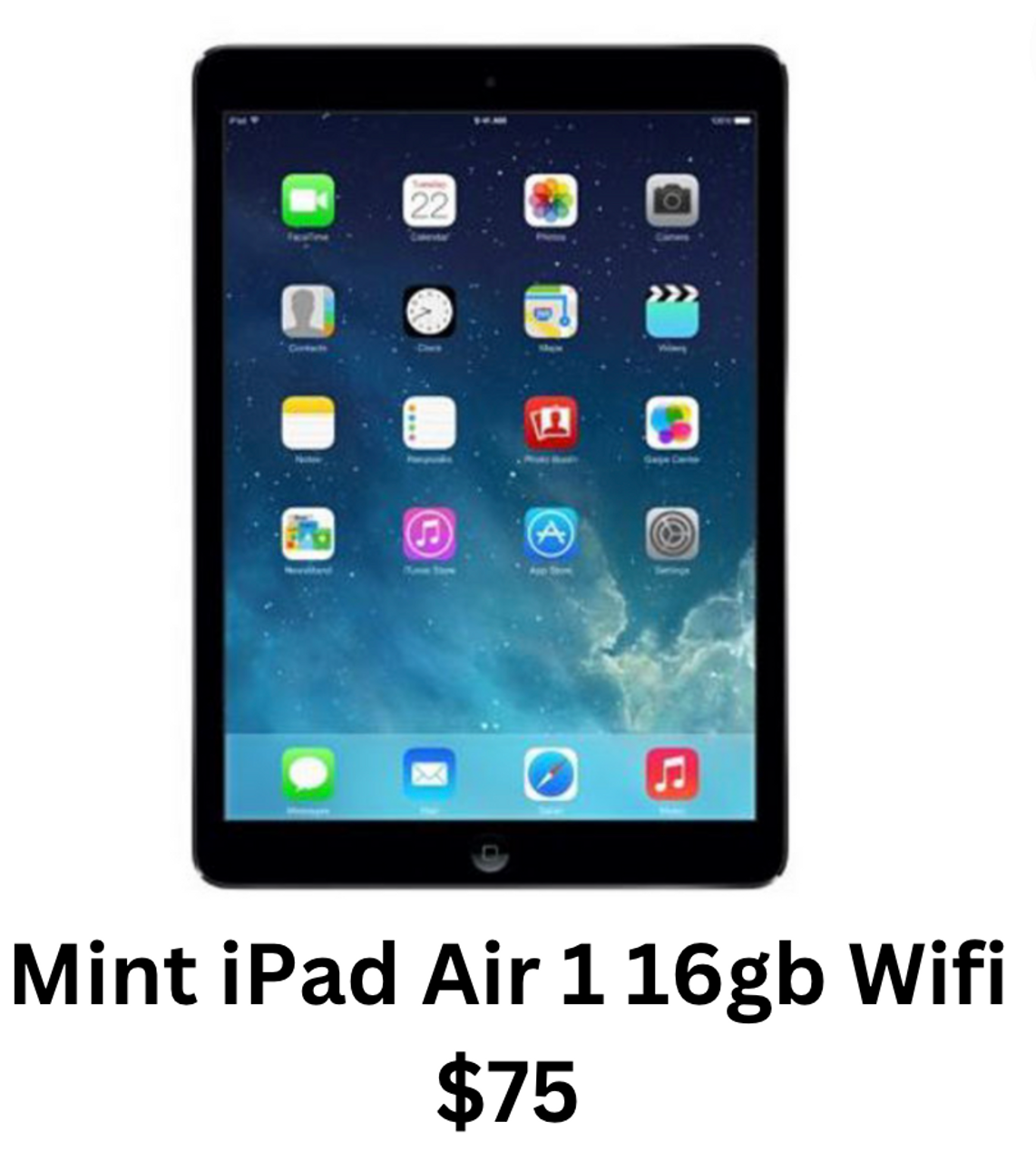 Mint iPad Air 1st Generation 16gb Wifi - BuynCell Store