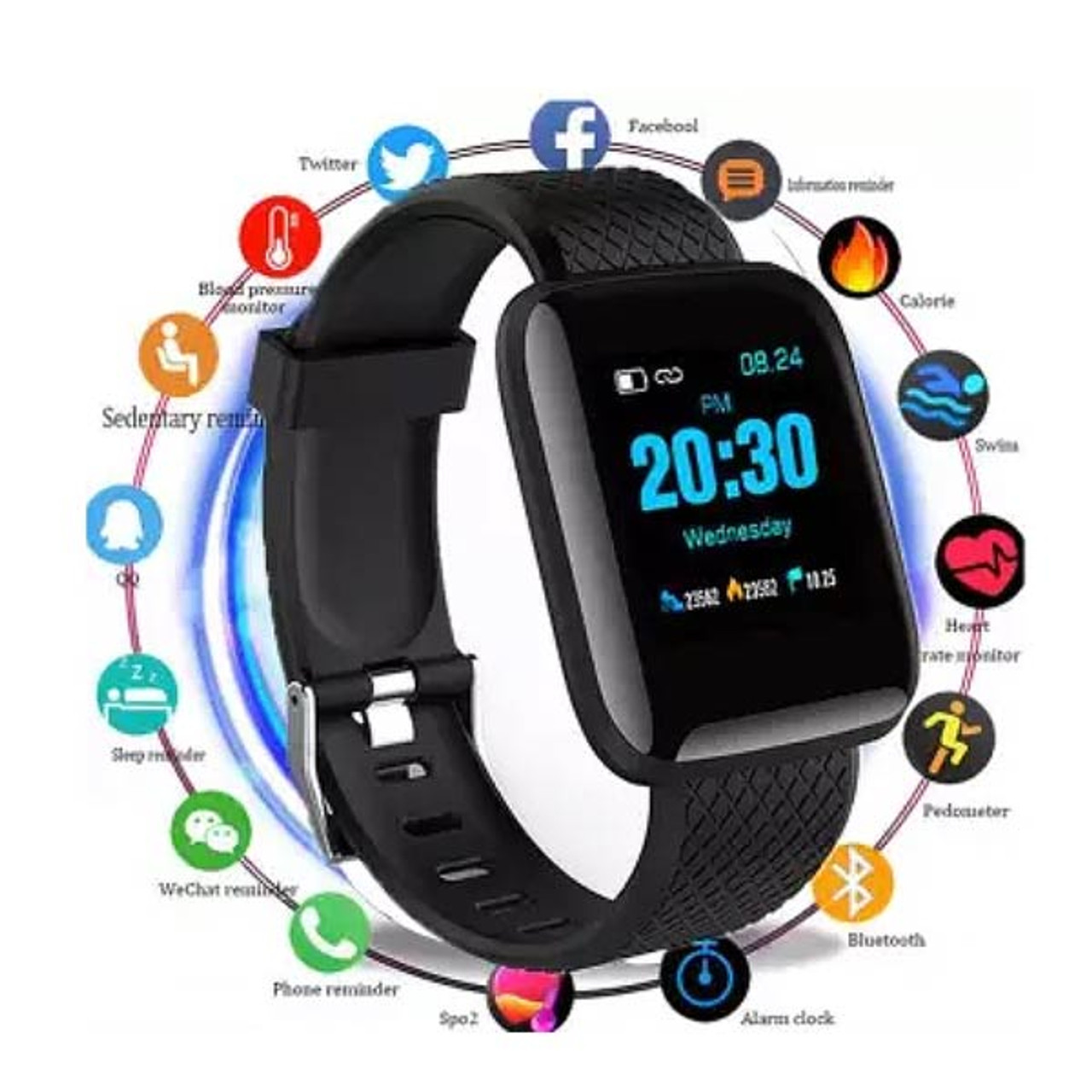 Smart Watch with SIM Card option for all Bluetooth Devices - BuyNCell