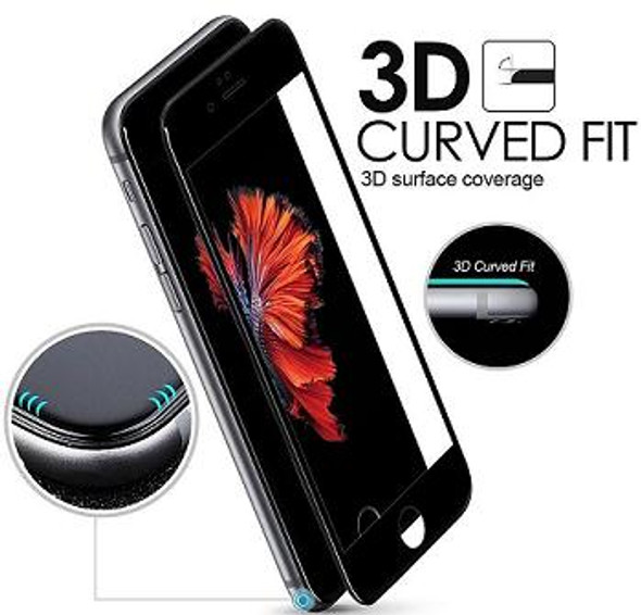 3D Curved Fit Tempered Glass - For iPhone 6/6+ 6S/6S+ 7/7+