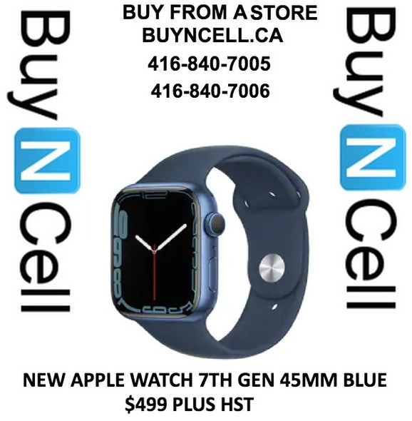 New Apple Watch 7th Gen 45mm Gps 