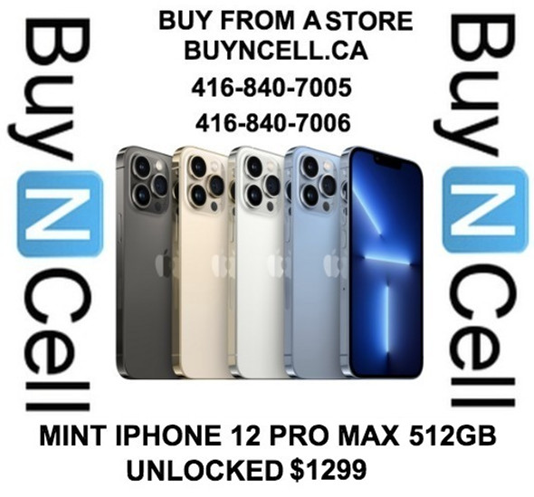 Mint iPhone 12 Pro Max 512gb Unlocked