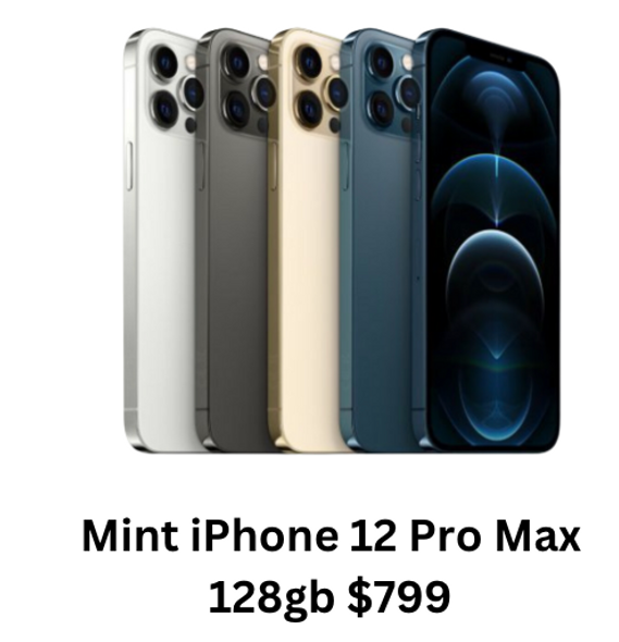 Mint iPhone 12 Pro Max 128gb Unlocked