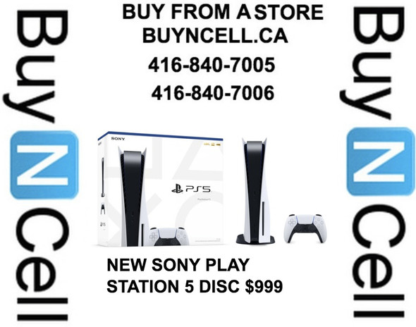 New Sony Play Station 5 Disc