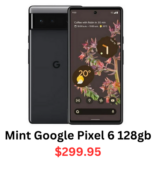Black Friday Sale : Mint Google Pixel 6 128gb