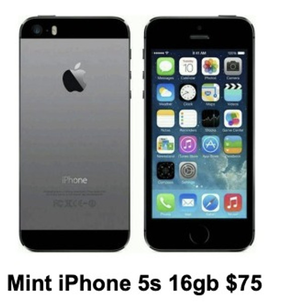 Mint iPhone 5s 16gb Unlocked