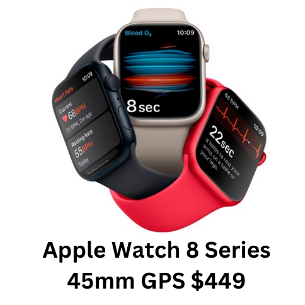 New Apple Watch 8 Series 45mm Gps