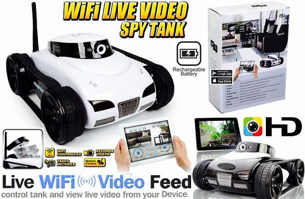 iSpy Mini Remote Controlled Car - With HD Camera