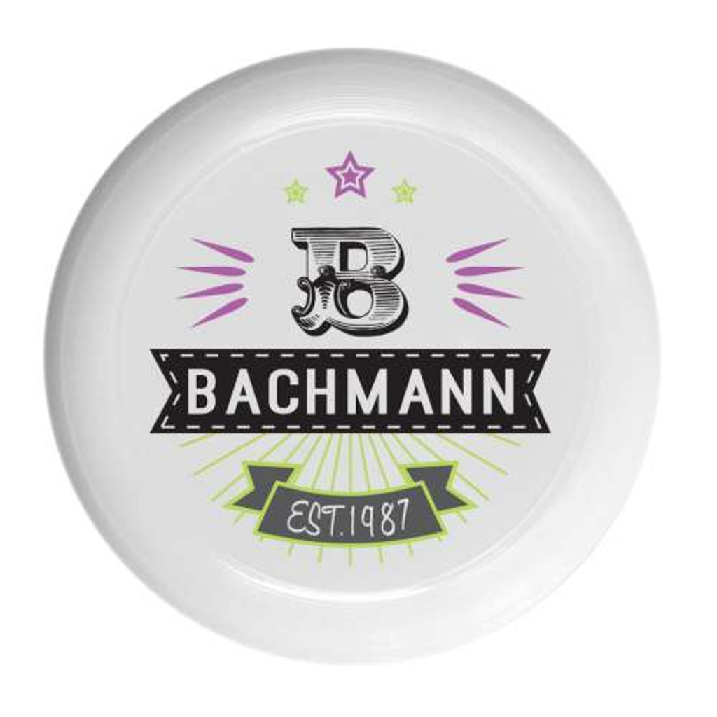 Bachmann Personalized Frisbee