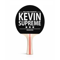 DREAM BIG Personalized Ping Pong Paddle Gift Set, Custom Table Tennis Racket with Name, Paddle & Balls Box