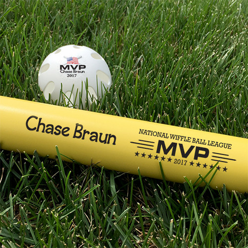Customized Wiffle Ball and Bat Set MVP Pong University